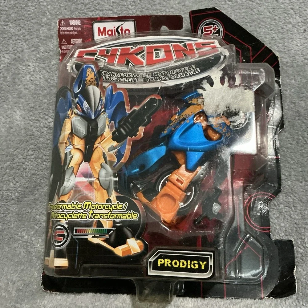 MAISTO‎ CYKONS TRANSFORMABLE MOTORCYCLE PRODIGY TRANSFORMERS KO NEW UNUSED